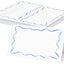 Tarjetas minimalistas para mesa, 2 de 3.5 pulgadas, 25 azules para tienda de campaña y eventos