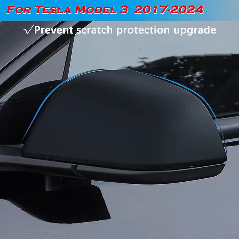 Cubierta espejo retrovisor Tesla Model 3 negro mate