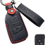 Cubierta llave coche cuero para Volkswagen