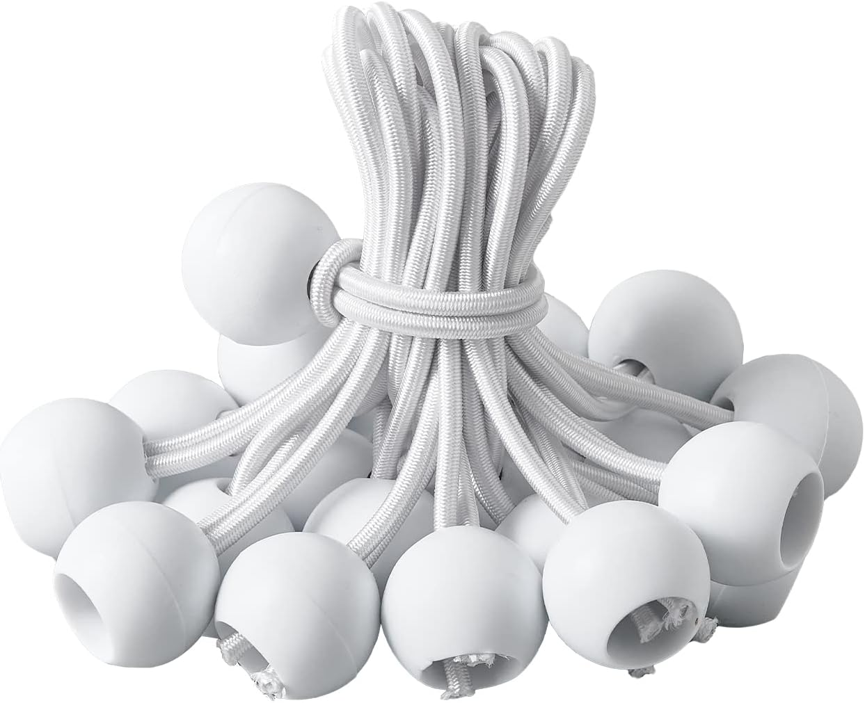 16 Correas elásticas lona 4pulg para toldo