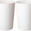 Cubo basura pequeño para baños y oficinas pack 2 blanco