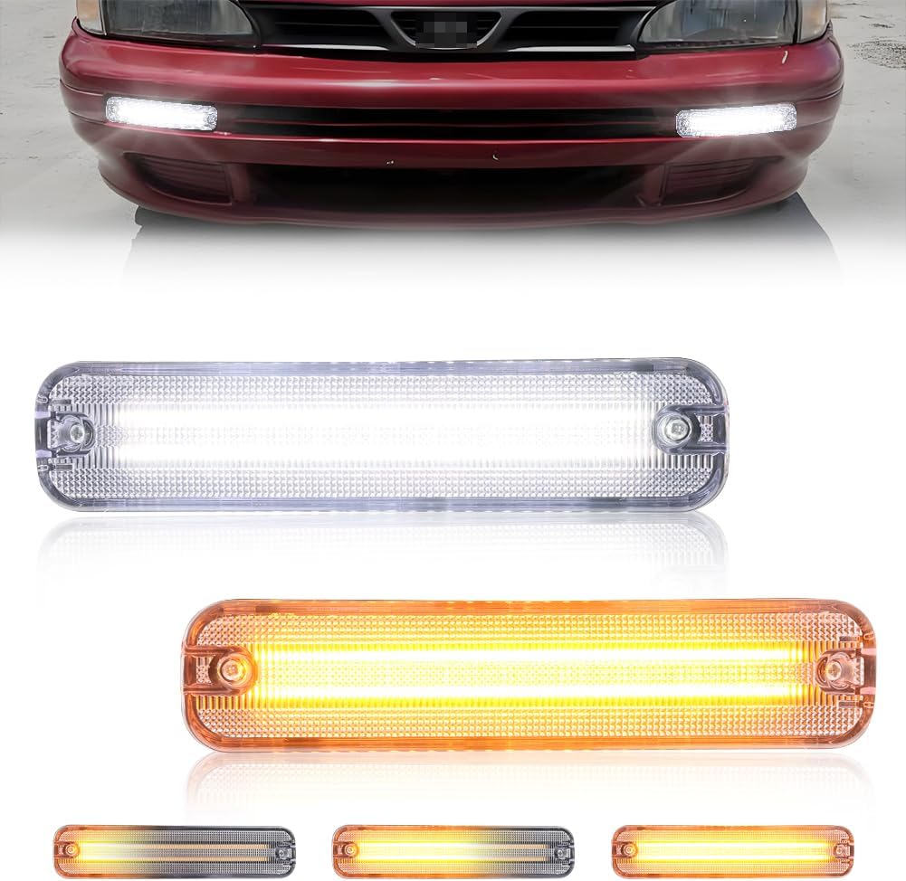 Luz señal giro frontal Suba-ru Impreza 2en1 LED ámbar 2uds