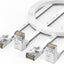 Cable Ethernet Cat6 6ft en ángulo recto 2 Pzas