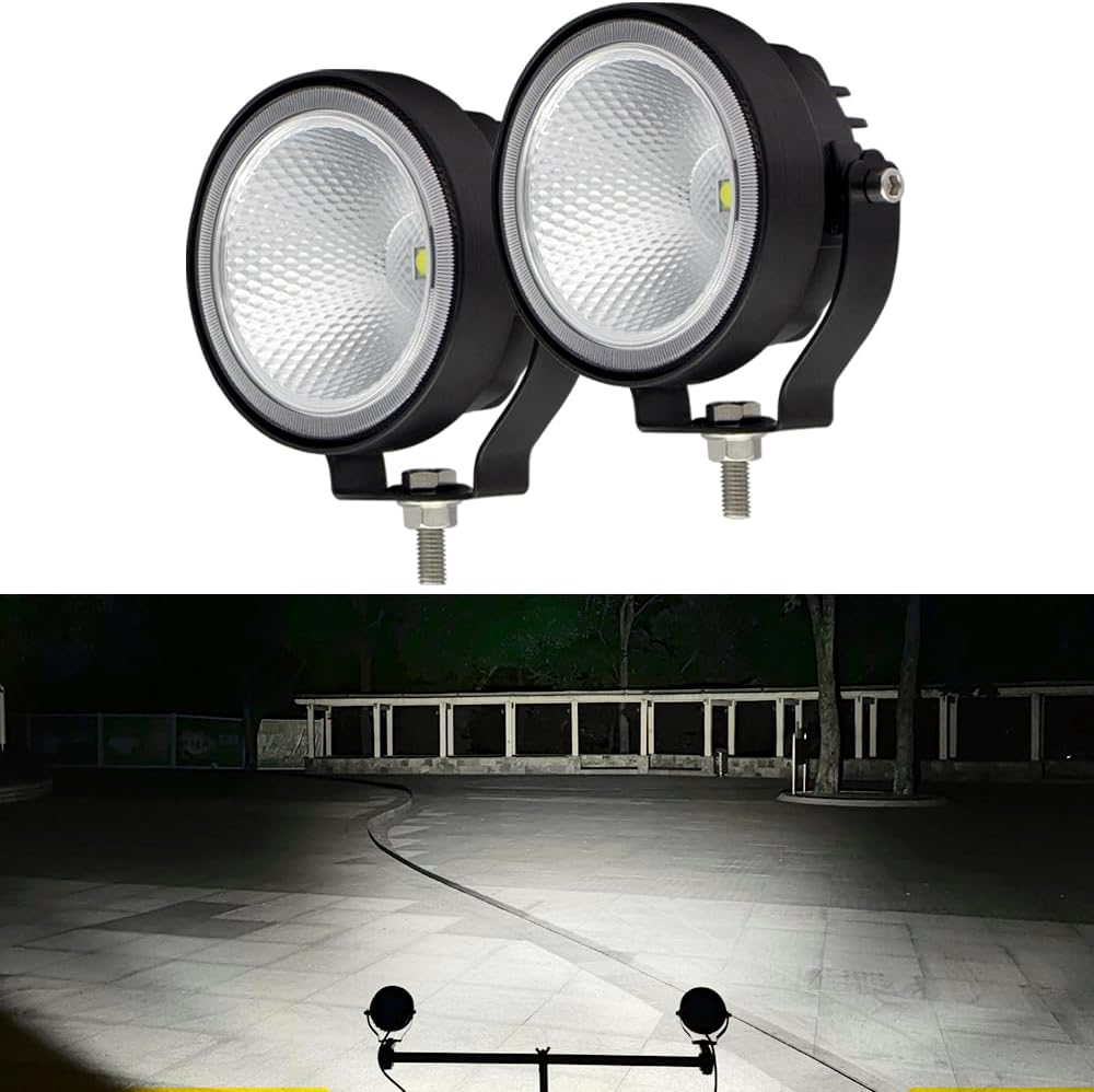 Luces antiniebla LED redondas 4pulg para motocicleta ATV