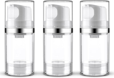 Dispensador bomba sin aire 1.7oz 3 pzas
