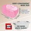 Cesta ropa plegable con asas y bolsillo malla resistente