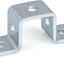Soporte conector U 5 agujeros perno 1-5/8" 4 pzas
