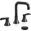 Grifo baño bronce 8pulg 3 agujeros giratorio 360 drenaje 2 asas