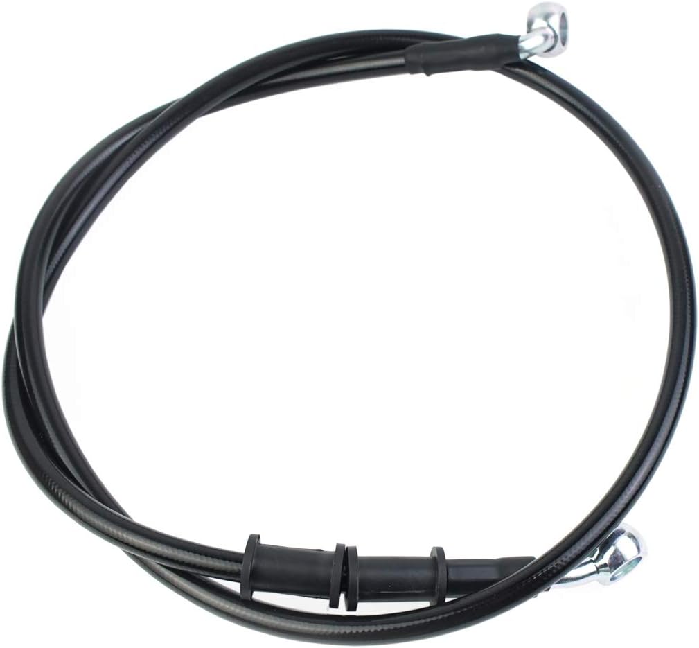 Manguera aceite 1/8" 90 grados acero inox 500mm