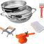 Kit cosecha miel doble tamiz acero inox 5 pzas