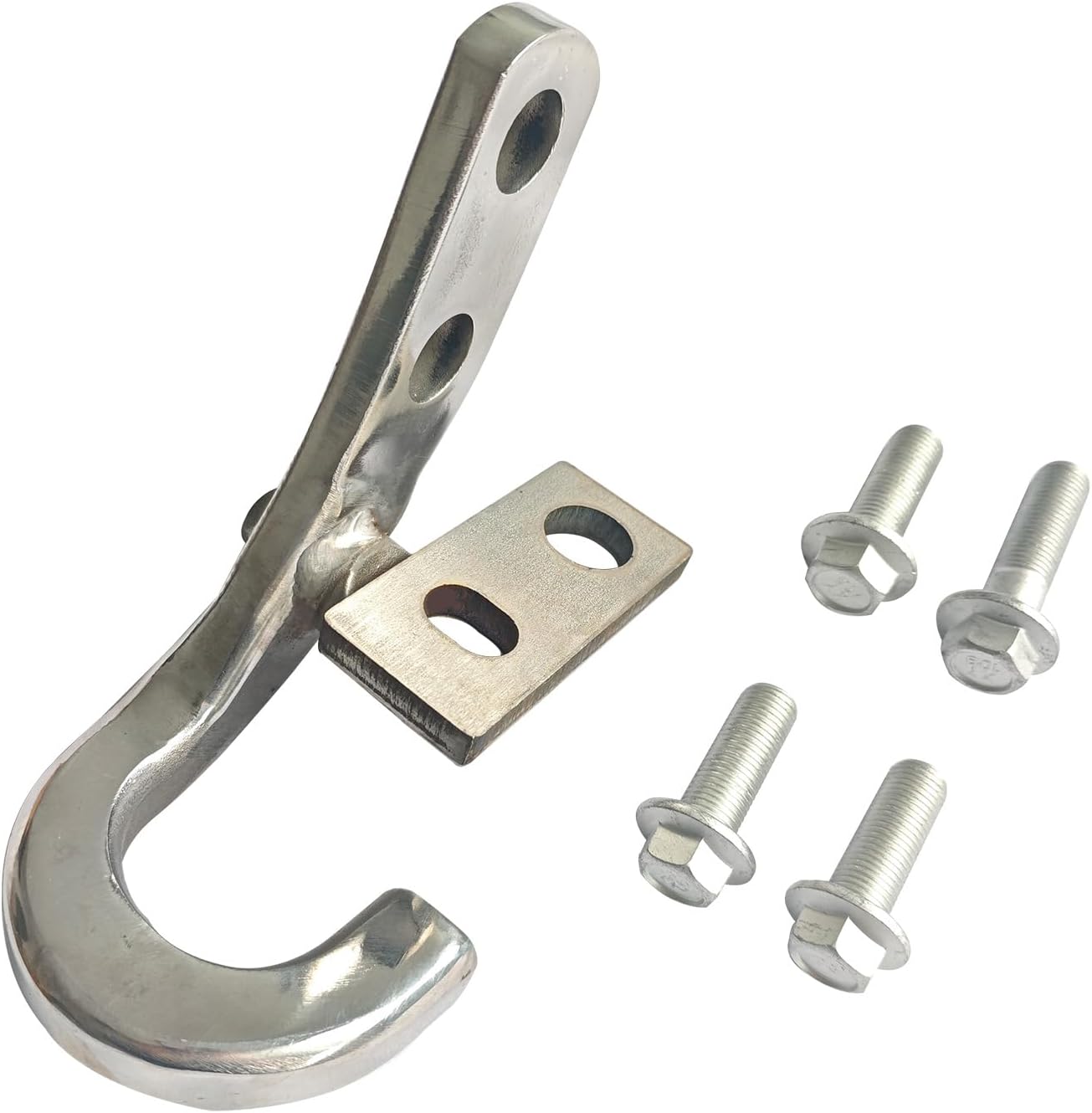 Gancho remolque Jeep JL JLU 18-25 izquierdo acero inox