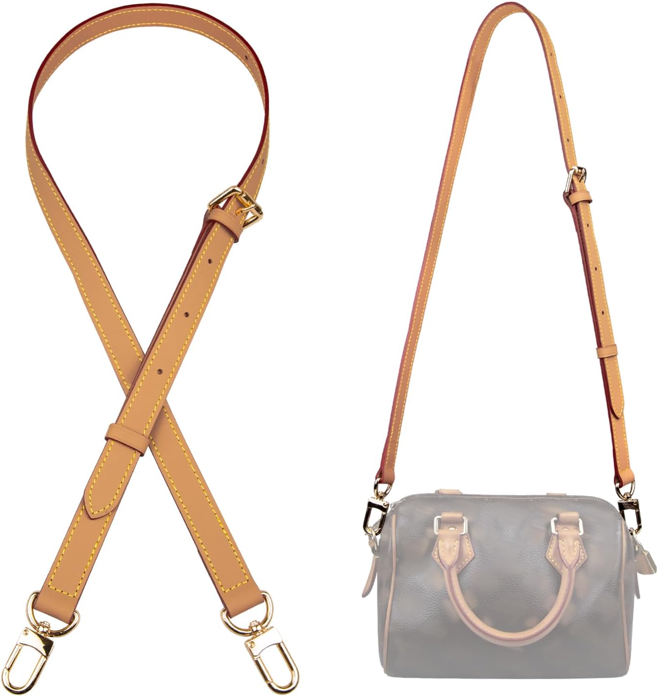 Correa hombro bolsa Speedy 30 cuero ajustable Honey Patina