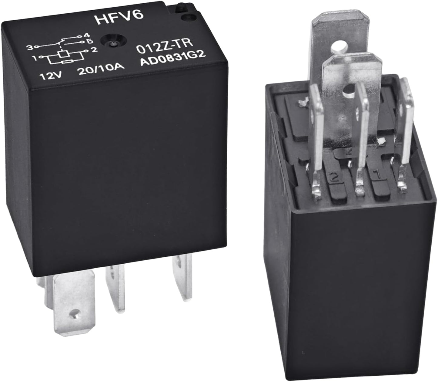 Relé potencia 12V 20A 5 pines comp 2