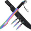 Machete al aire libre camping arcoiris