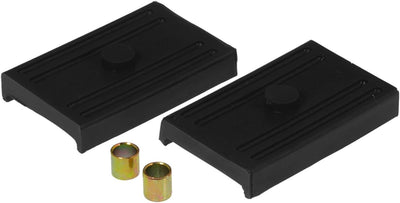 Kit almohadillas resorte hoja trasera negra