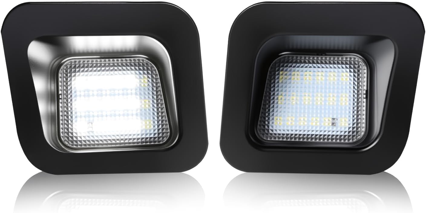 Luces LED matrícula Dodge Ram 2018 6000K blanco 2 Pzas