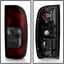 Luces traseras Nissan Frontier 98-04 negras izq/der