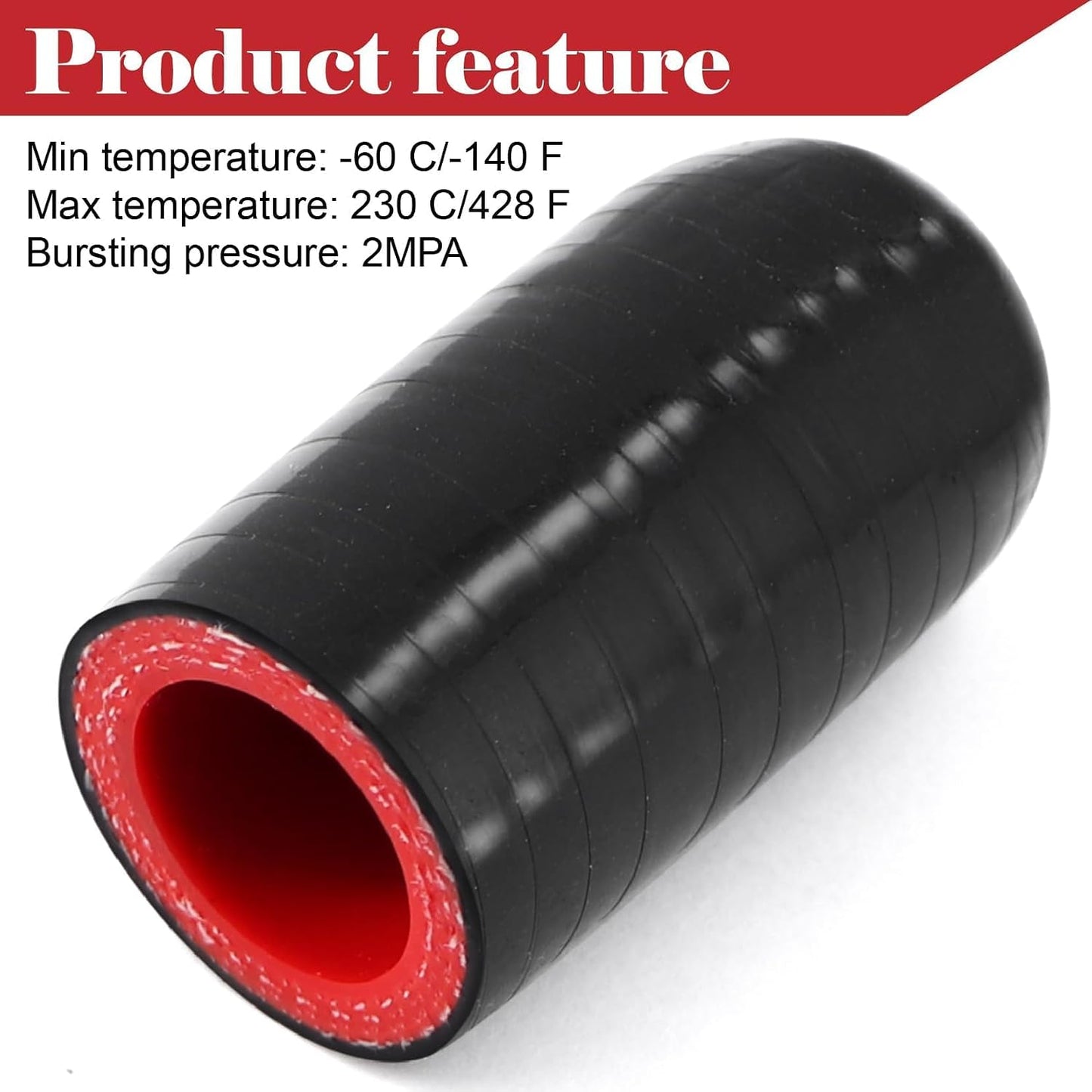 Tapón manguera vacío silicona 3/4 con abrazadera 4 capas