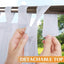 Cortinas desmontables exterior pestaña adhesiva