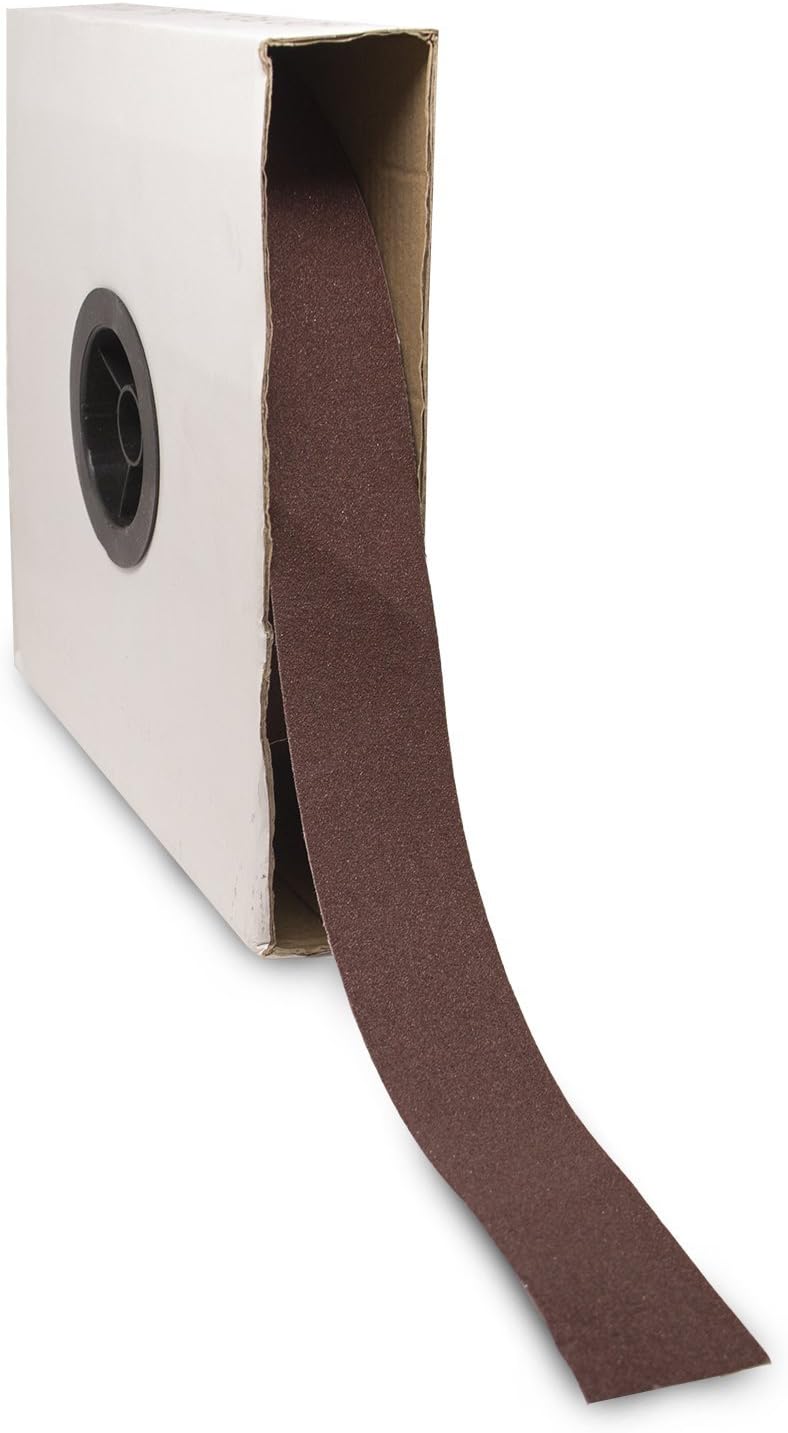 Rollo papel lija aluminio 1.5pulg x150ft para madera y metal