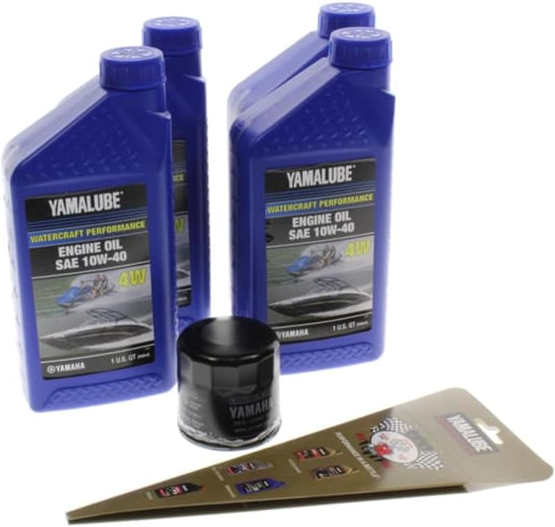 Kit cambio aceite motor Yamalube 10W40 Watercraft III