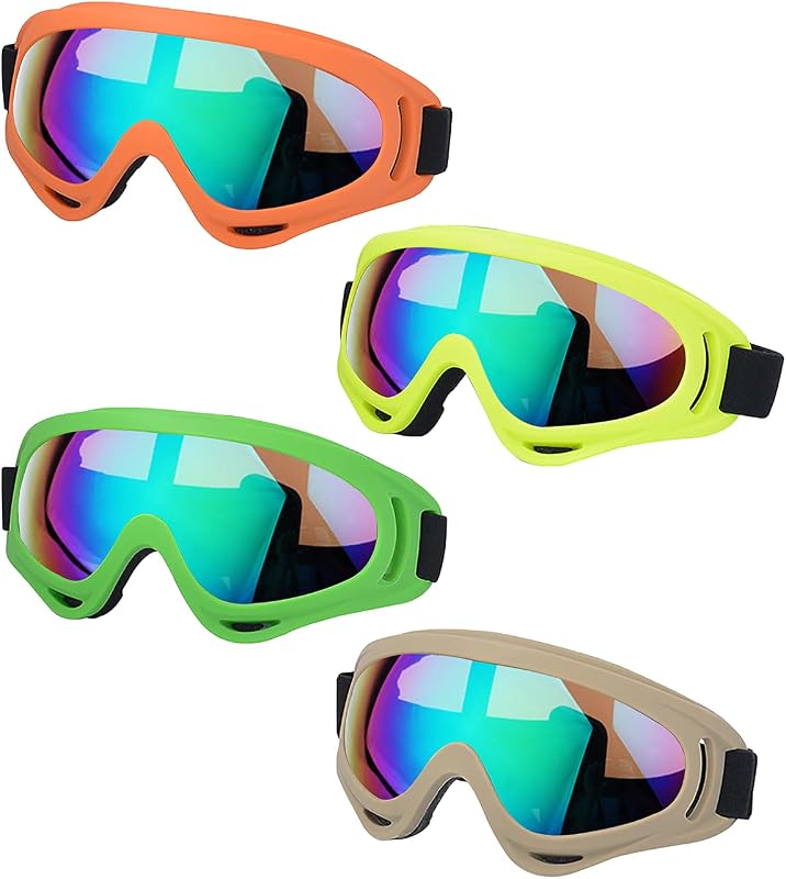 Gafas esquí pack 4 con protección UV antivaho