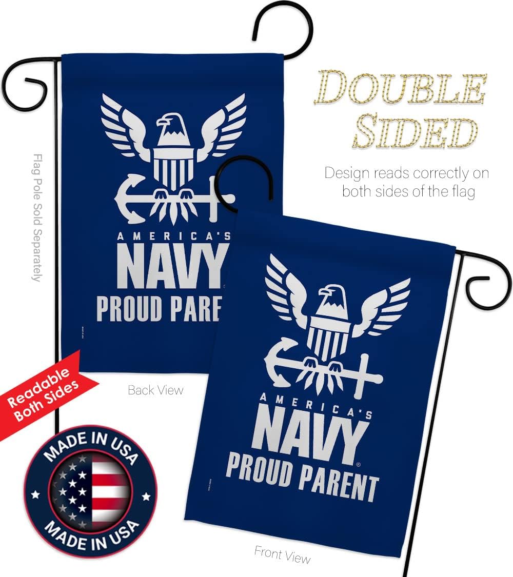 Bandera jardín USN Seabee oficial doble cara
