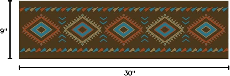 Set 6 peldaños escalera 9x30pulg color marrón