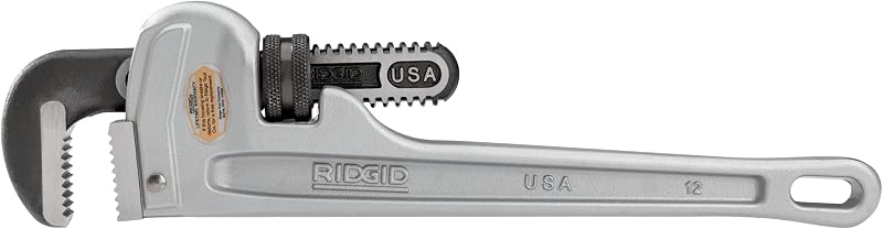 Llave tubo aluminio 12" plata modelo 812