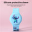 Pulsera Airtag para niños ajustable suave impermeable azul