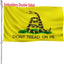 Bandera Gadsden 3x5pulg poliéster 340D con ojales metal