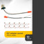 10 Adaptadores E26 Base Mediana con Cable 15.75pulg