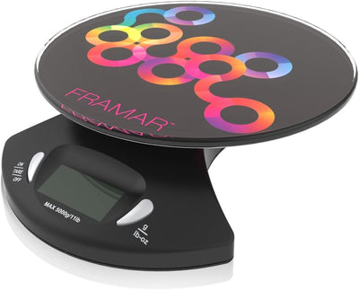 Báscula digital para color cabello cocina estilista negro