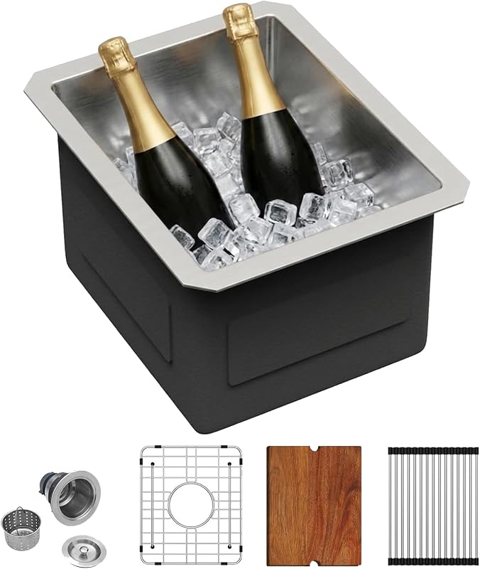 Fregadero barra 12x15" acero inox