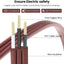 Cable extensión enchufe plano 16/3 SPT-3 13A 1m marrón