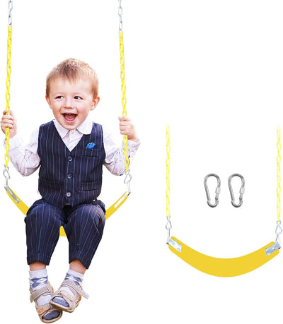 Set columpio para niños y adultos con cadena 168cm acero