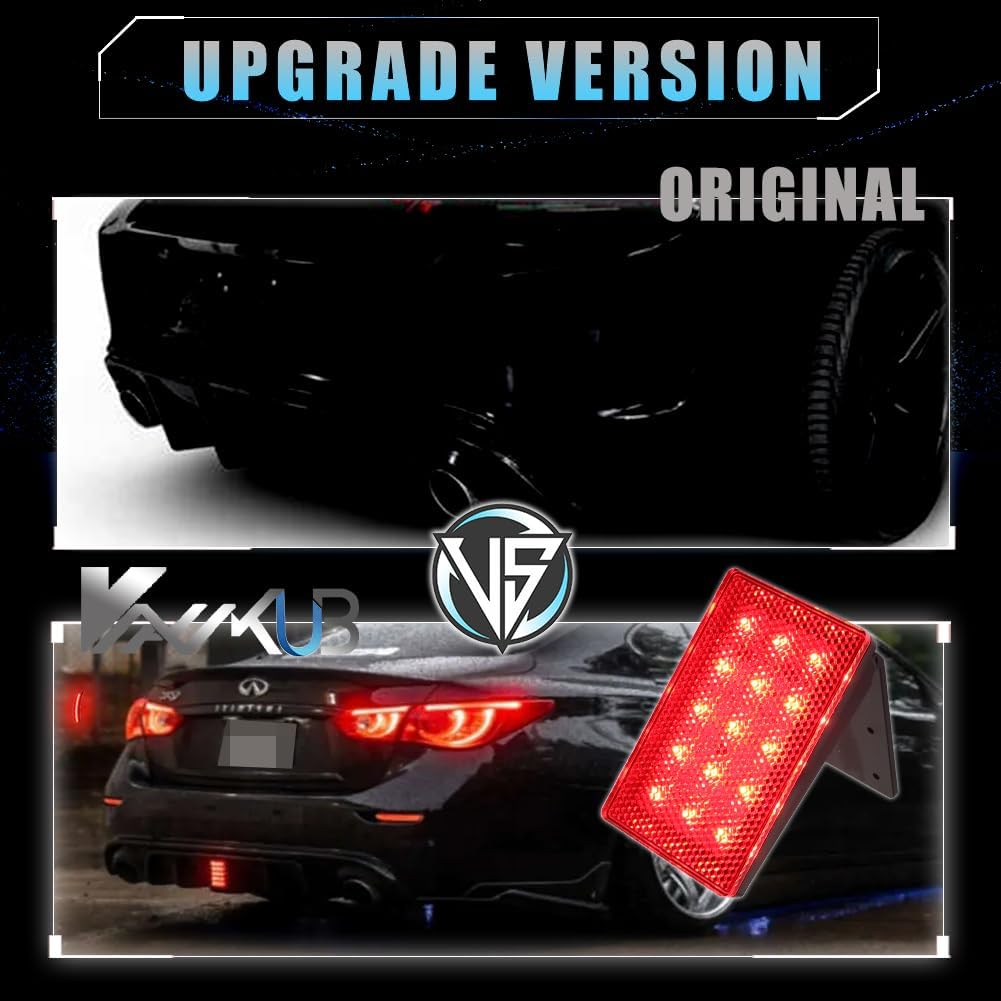 Luz antiniebla trasera 15 LED coche estroboscópico