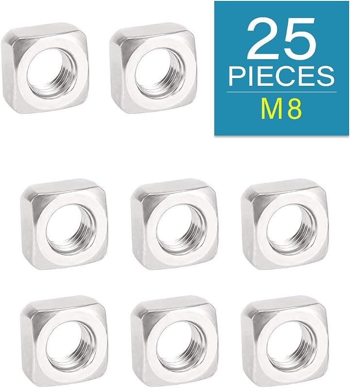 Tuercas cuadradas acero inox 304 set 25