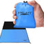 Manta picnic impermeable lona compacta 28x47pulg azul