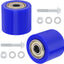 2 Pzas Rueda Guía Tensor Cadena 8mm Moto Azul