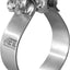 Abrazadera escape 3pulg acero inox 304 banda estrecha