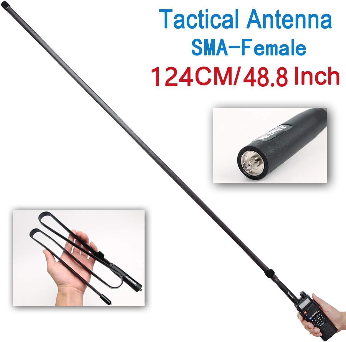 Antena dual VHF/UHF 144/430 MHz alta ganancia