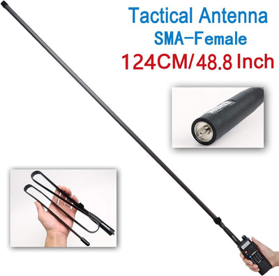 Antena dual VHF/UHF 144/430 MHz alta ganancia