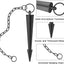 Estaca anclaje cadena lluvia cono negro 29.8"