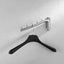 Perchero plegable acero inox con brazo oscilante