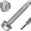 100 Tornillos Hex #8 x 1-1/2pulg Acero Inox 410