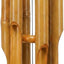 Campanillas viento bambú madera jardín patio tono profundo