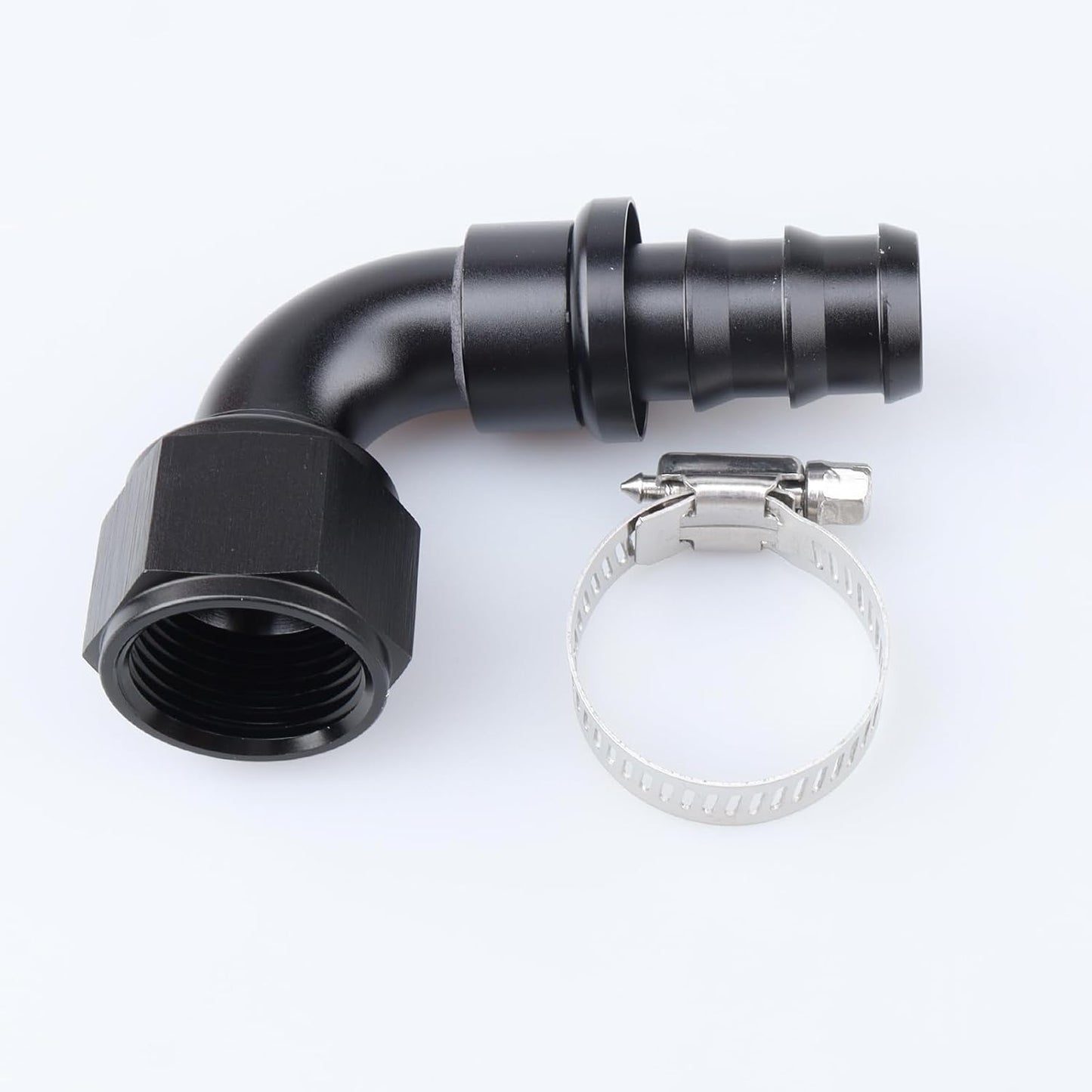 Hembra 90 grados 3/4 pulg color negro