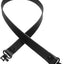 Eslinga cuero marrón/negro hecha a mano 1" ancho