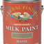 Pintura agua leche 1gal verde albahaca